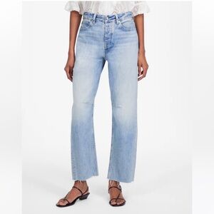 Madewell The Darted Barrel-Leg Jean